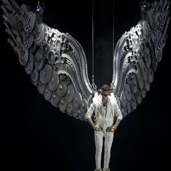 Justin Bieber durante su concierto en el O2 de Londres