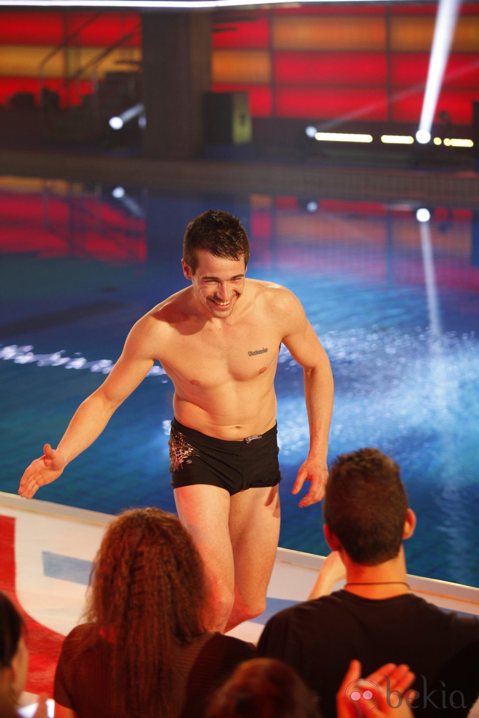 Juan José Ballesta antes de saltar en 'Splash! Famosos al agua'