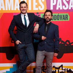 Asier Etxeandía en el estreno de 'Los amantes pasajeros'