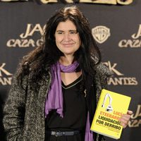 Lucía Etxebarria en el estreno de 'Jack el caza gigantes'