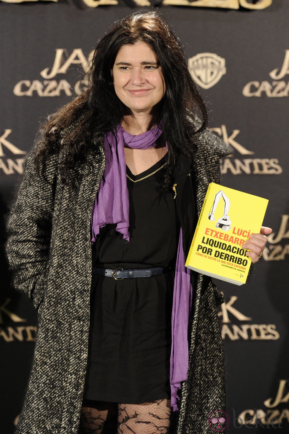 Lucía Etxebarria en el estreno de 'Jack el caza gigantes'