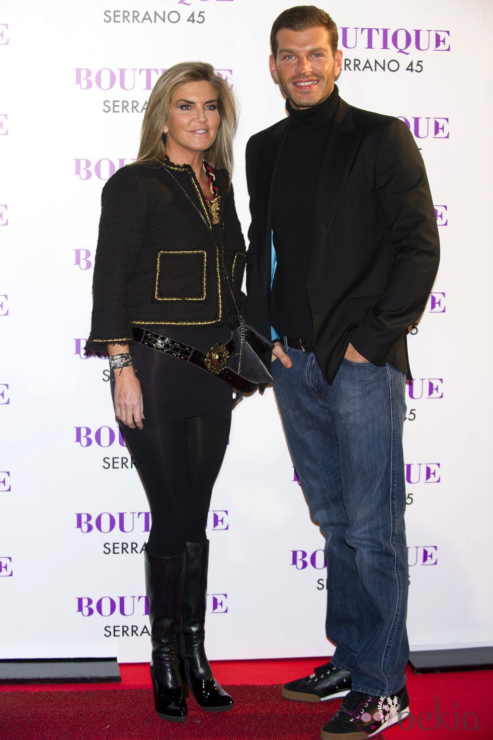 Darek y Susana Uribarri en la fiesta del 40 cumpleaños de Julio José Iglesias