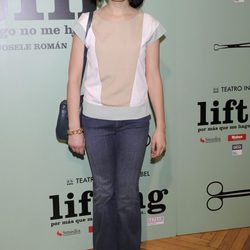 Ledicia Sola en el estreno de la obra de teatro 'Lifting'