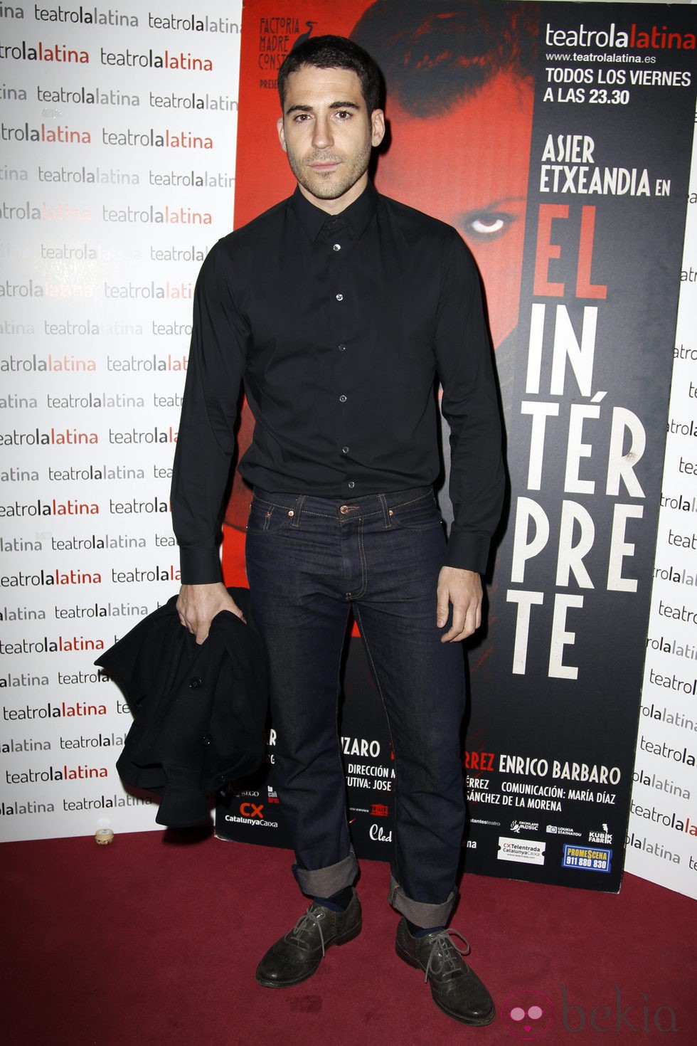 Miguel Ángel Silvestre en el estreno de 'El intérprete'