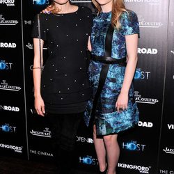 Saoirse Ronan y Diane Kruger en la presentación de 'The Host' ('La huésped') en Nueva York