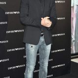 Diego Simeone en la inauguración de una tienda de Armani en Madrid