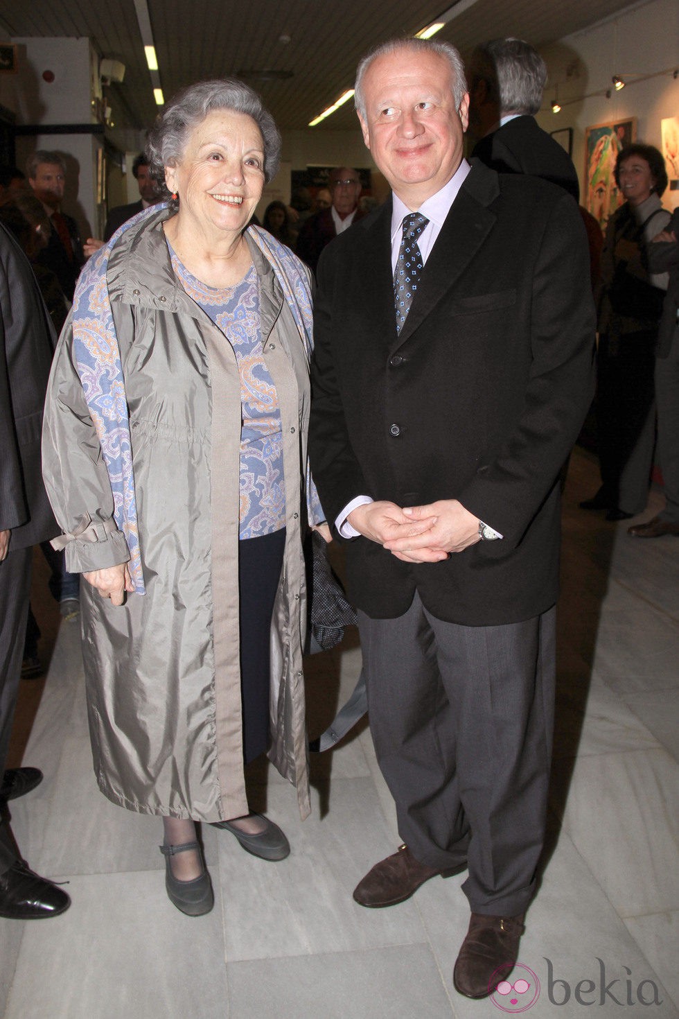 María Galiana y Juan Echanove en la presentación del libro de Espartaco