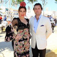 Raquel Revuelta y Raúl Gracia 'El Tato' en la Feria de Abril 2013