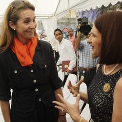 La Infanta Elena y la Primera Dama de Panamá