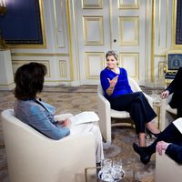 Guillermo y Máxima de Holanda en una entrevista