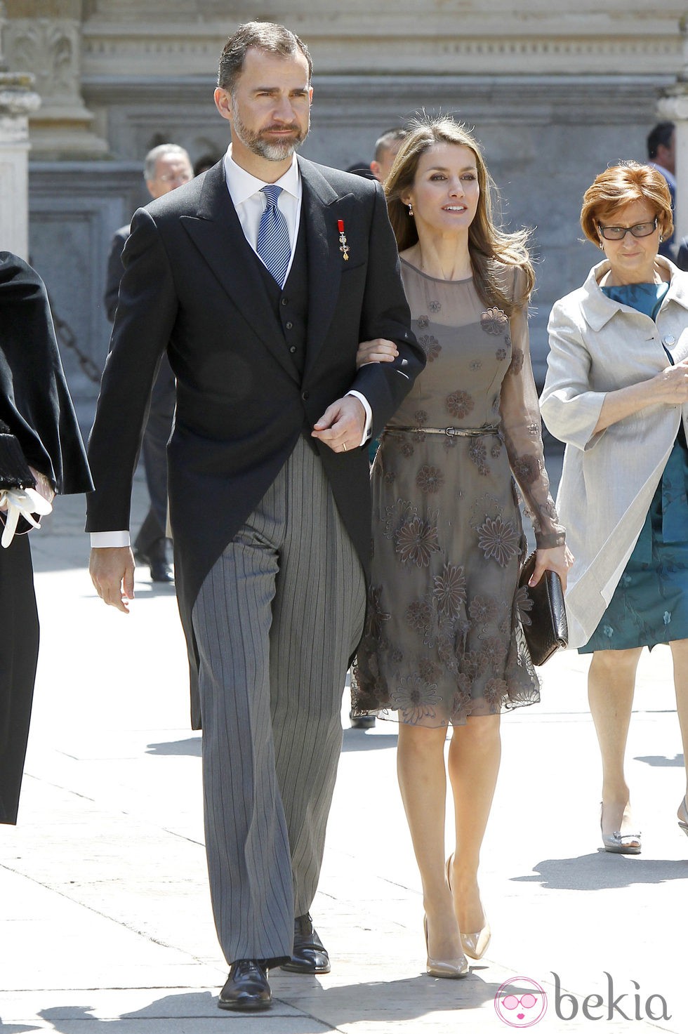 Los Príncipes Felipe y Letizia en la entrega del Premio Cervantes 2012
