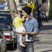 Harper Seven, muy cariñosa con su padre David Beckham