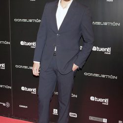 Alberto Ammann en el estreno de 'Combustión'