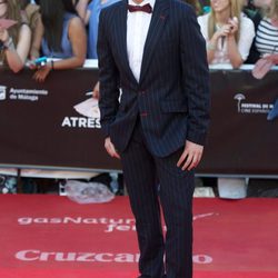 Javier Pereira en la clausura del 16 Festival de Málaga