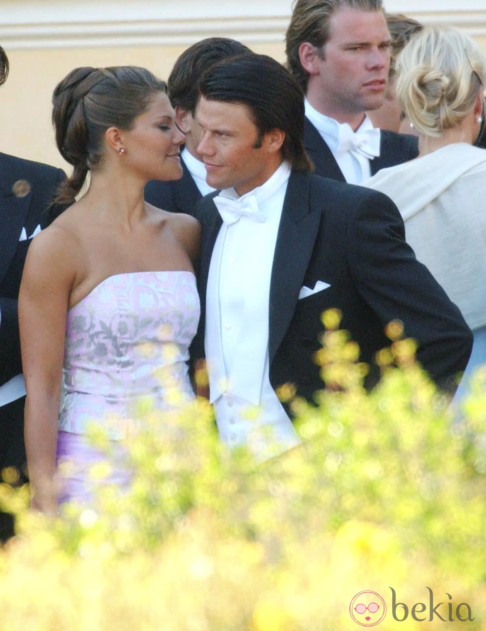 Victoria de Suecia y Daniel Westling en 2003