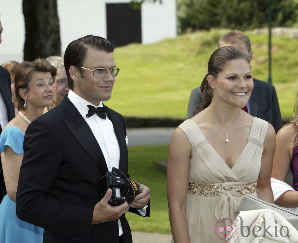 Victoria de Suecia y Daniel Westling en 2007