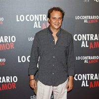 Luis Callejo en el estreno de 'Lo contrario al amor' en Madrid
