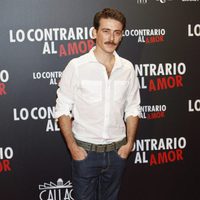 Víctor Clavijo en el estreno de 'Lo contrario al amor' en Madrid
