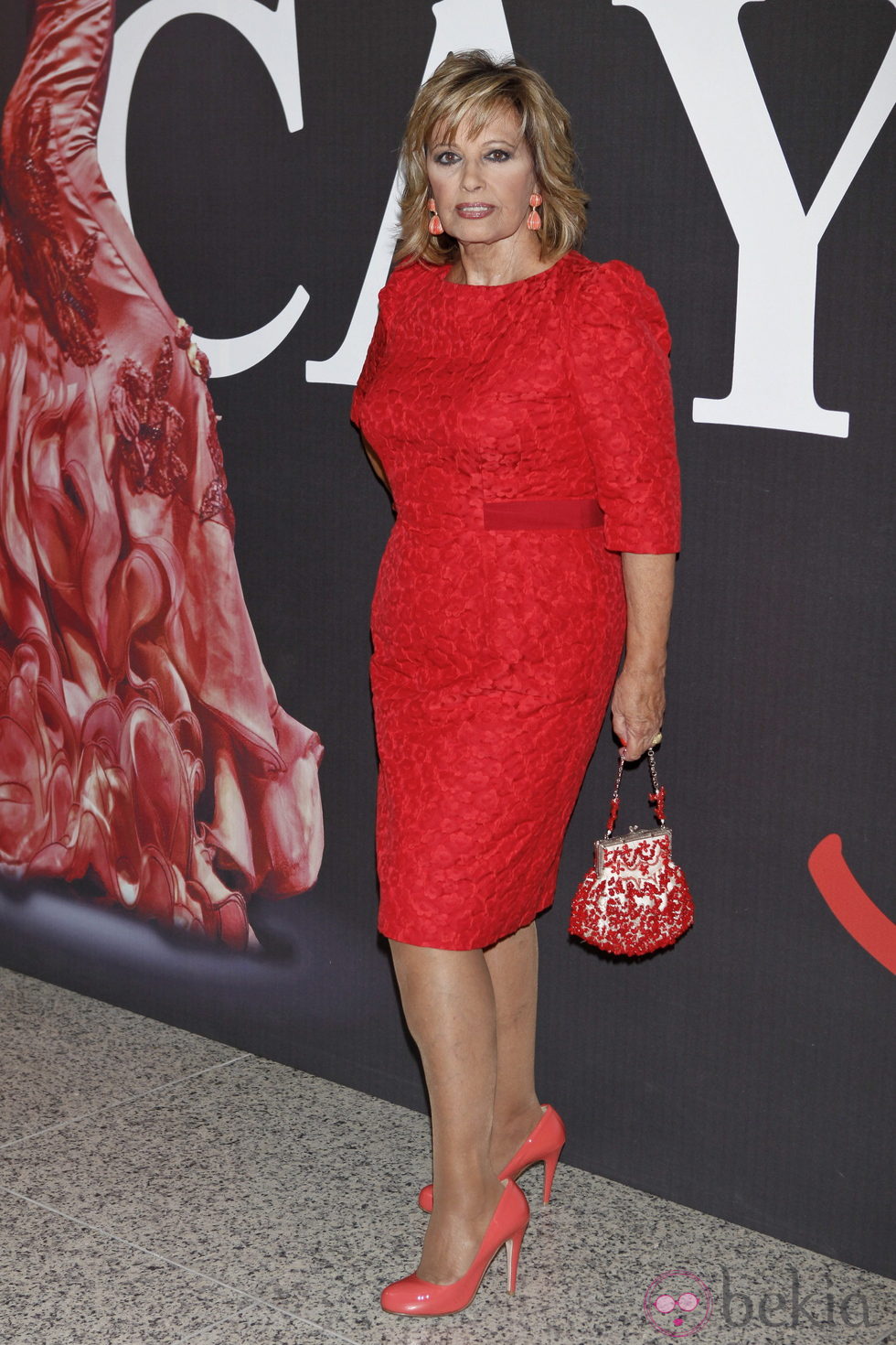 María Teresa Campos en la presentación de 'Cayetana, su pasión' en Madrid