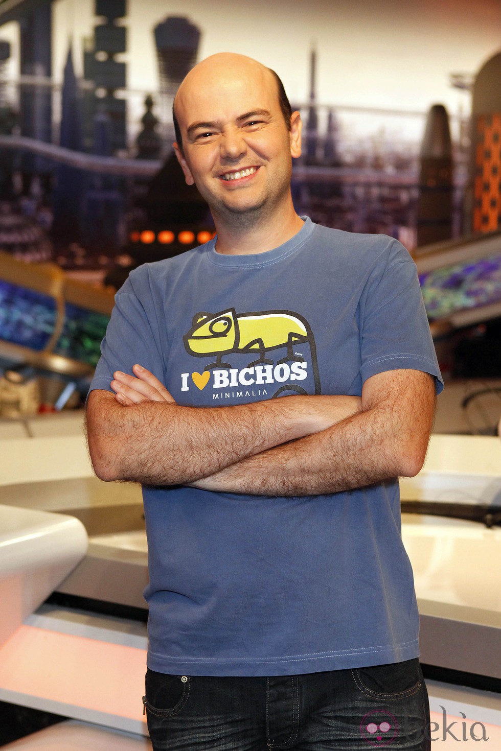 Jandro durante la presentación de 'El hormiguero 3.0'