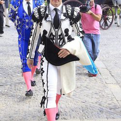 El Juli poco antes de torear en la corrida Goyesca de Ronda