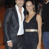 Jesús Olmedo y Nerea Garmendia en la clausura del FesTVal de Vitoria