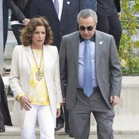 Ana Botella y Alejandro Blanco en la presentación del Madrid Open 2013