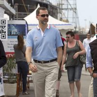 El Príncipe Felipe en el Náutico de Palma