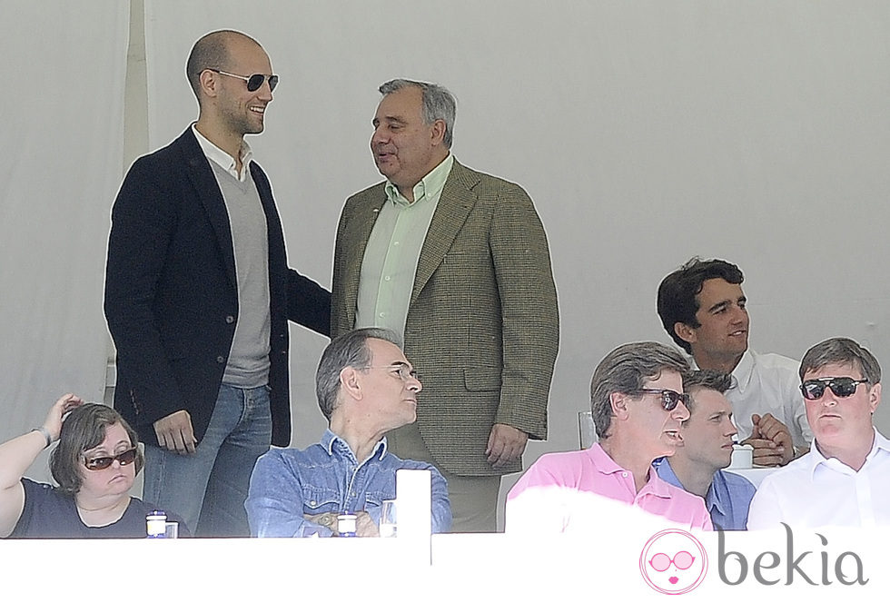 Gonzalo Miró y Fernando Fitz-James Stuart en el Concurso de Saltos de Madrid 2013
