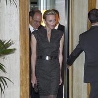La Princesa Charlene de Mónaco en los Premios Mujer del Año 2013