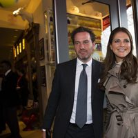 Chris O'Neill y Magdalena de Suecia en Nueva York