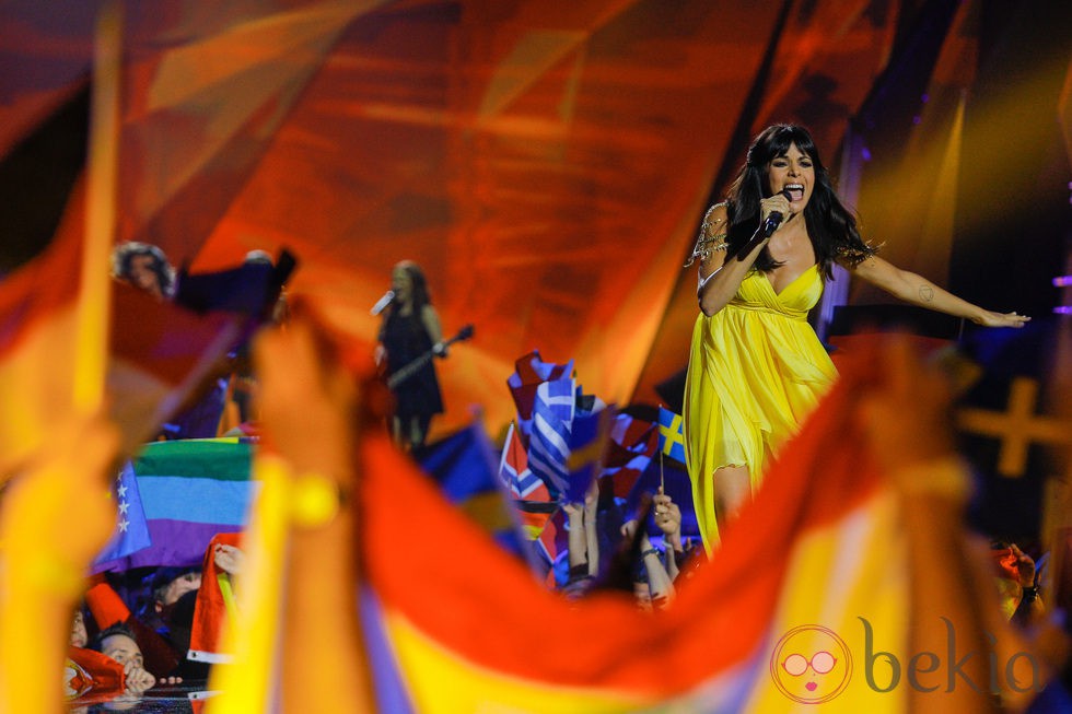 Raquel del Rosario en el Festival de Eurovisión 2013