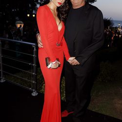 Elisabetta Gregoraci y Flavio Briatore en la fiesta Grisogono de Cannes 2013