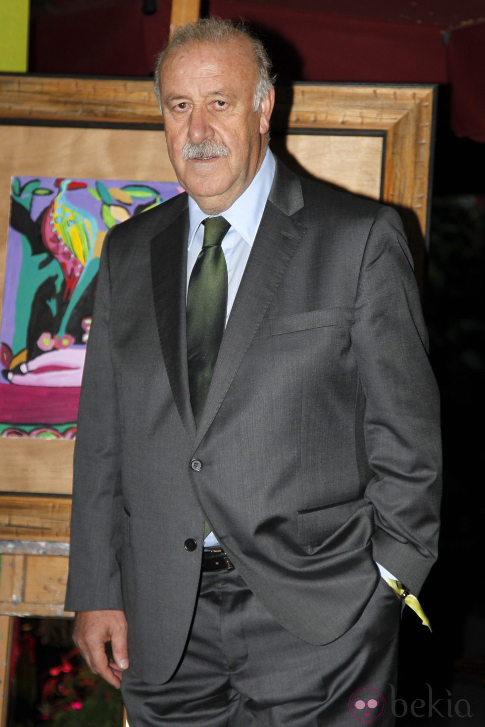 Vicente del Bosque apadrina una exposición de la Fundación Síndrome de Down