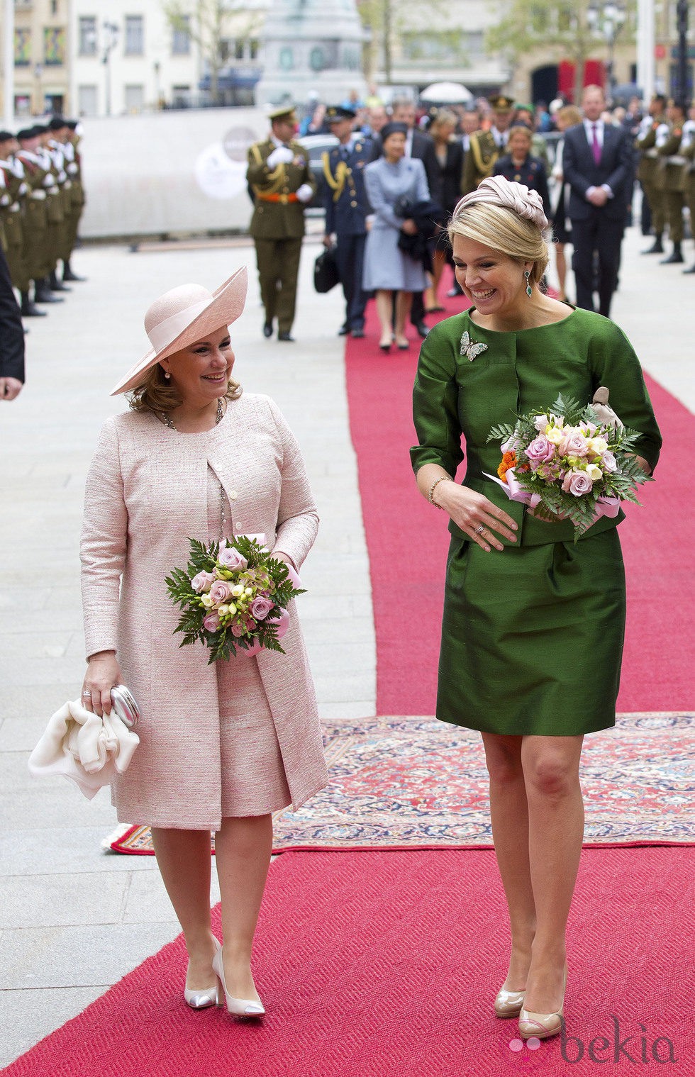 María Teresa de Luxemburgo y Máxima de Holanda en el Gran Ducado
