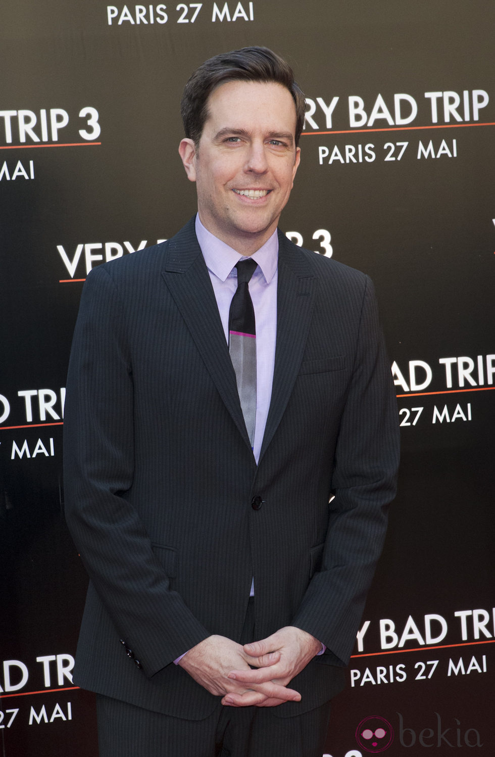 Ed Helms en el estreno de 'R3sacón' en París