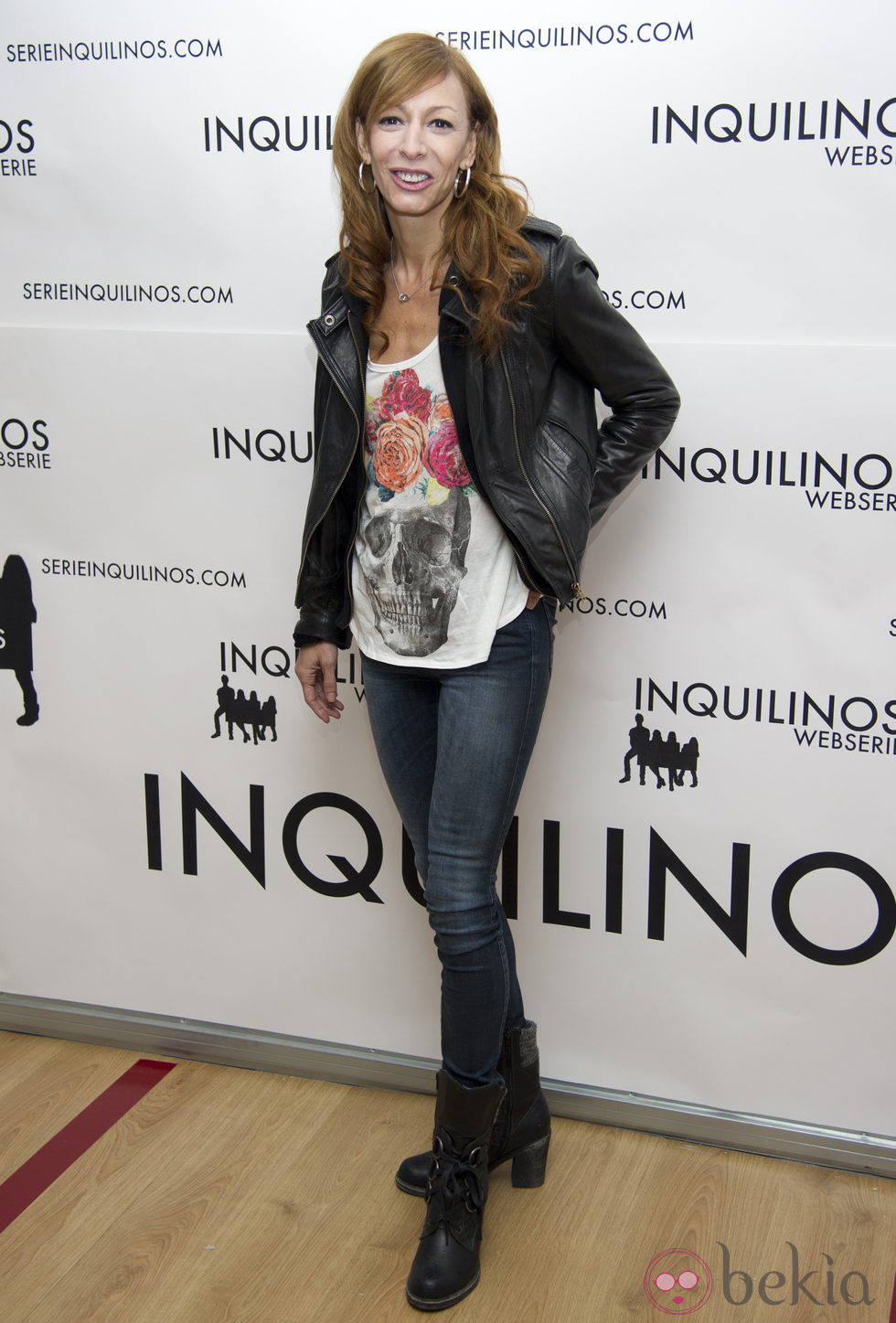 Elisa Mantilla en el estreno del capítulo 7 de 'Inquilinos'