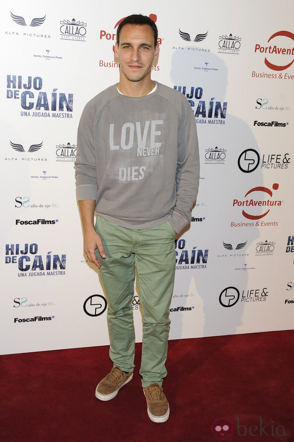 Ricard Sales en el estreno de 'Hijo de Caín'