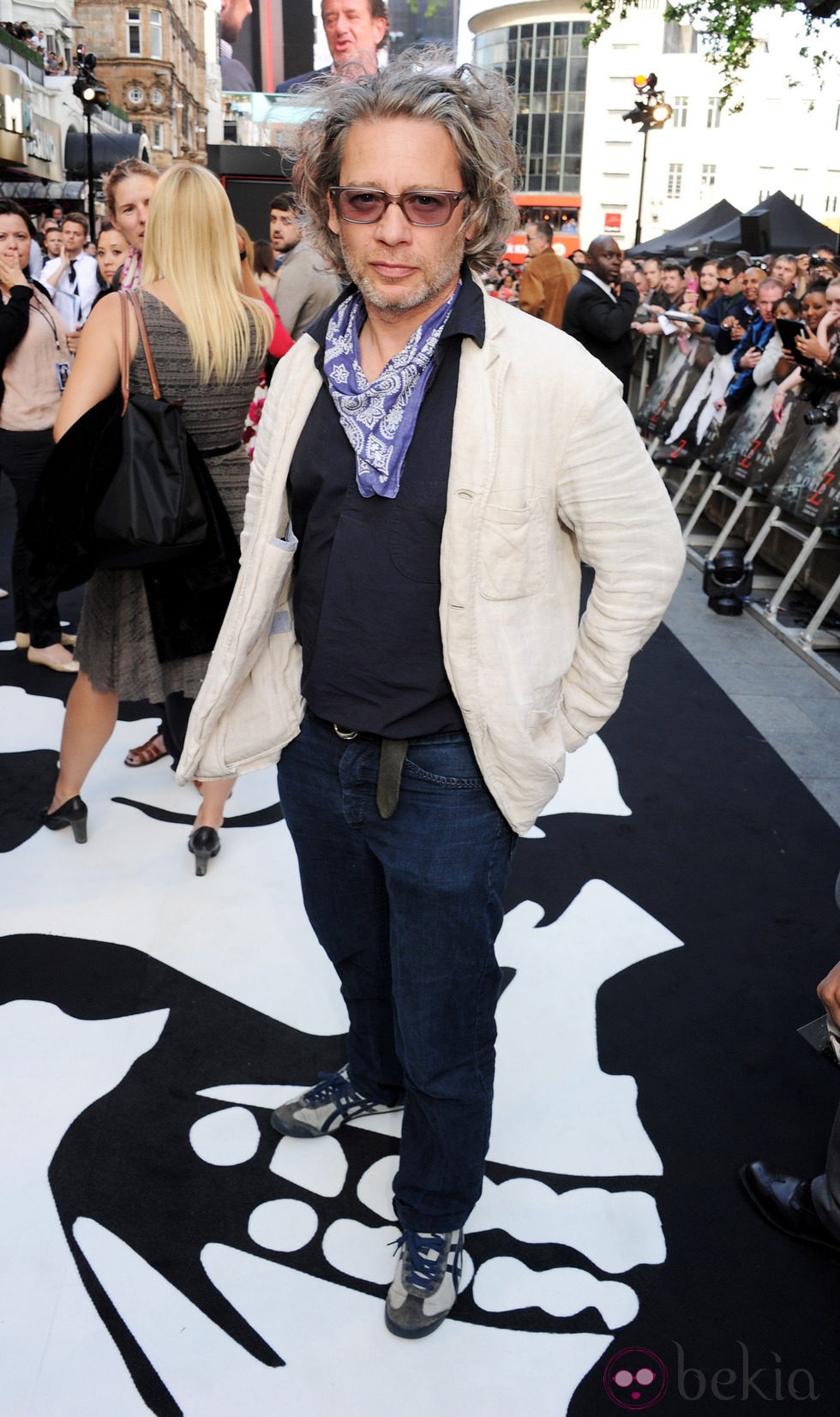Dexter Fietcher en la premiere de 'Guerra Mundial Z' en Londres