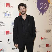 Alberto Amarilla en la alfombra roja de los Premios Unión de Actores 2012