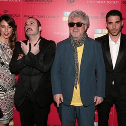 Blanca Suárez, Carlos Areces, Pedro Almodóvar y Miguel Ángel Silvestre presentan 'Los amantes pasajeros' en Nueva York
