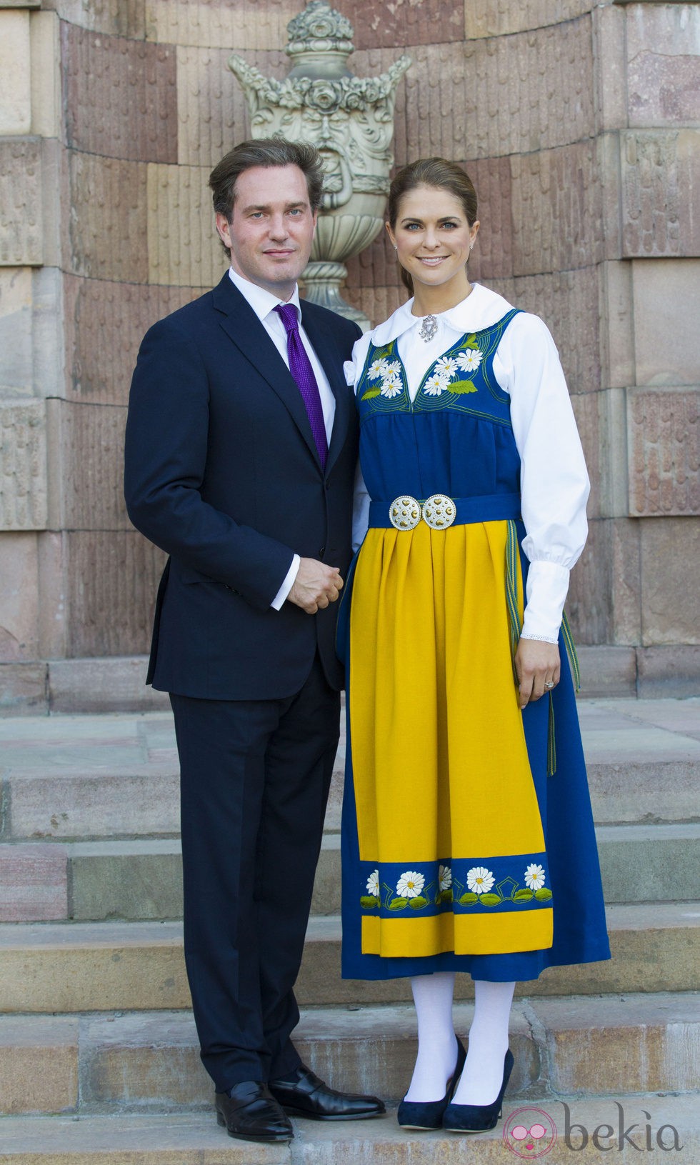 Chris O'Neill y la Princesa Magdalena de Suecia