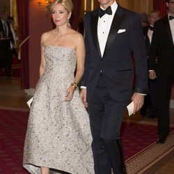 Pablo y Marie Chantal de Grecia en la cena previa a la boda de Magdalena de Suecia y Chris O'Neill