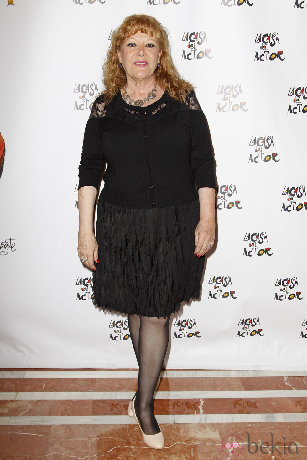 María Garralón en los premios de La Casa del Actor 2013
