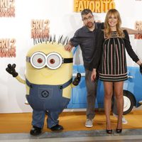 Florentino Fernández y Patricia Conde promocionando 'Gru, mi villano favorito 2' en Madrid