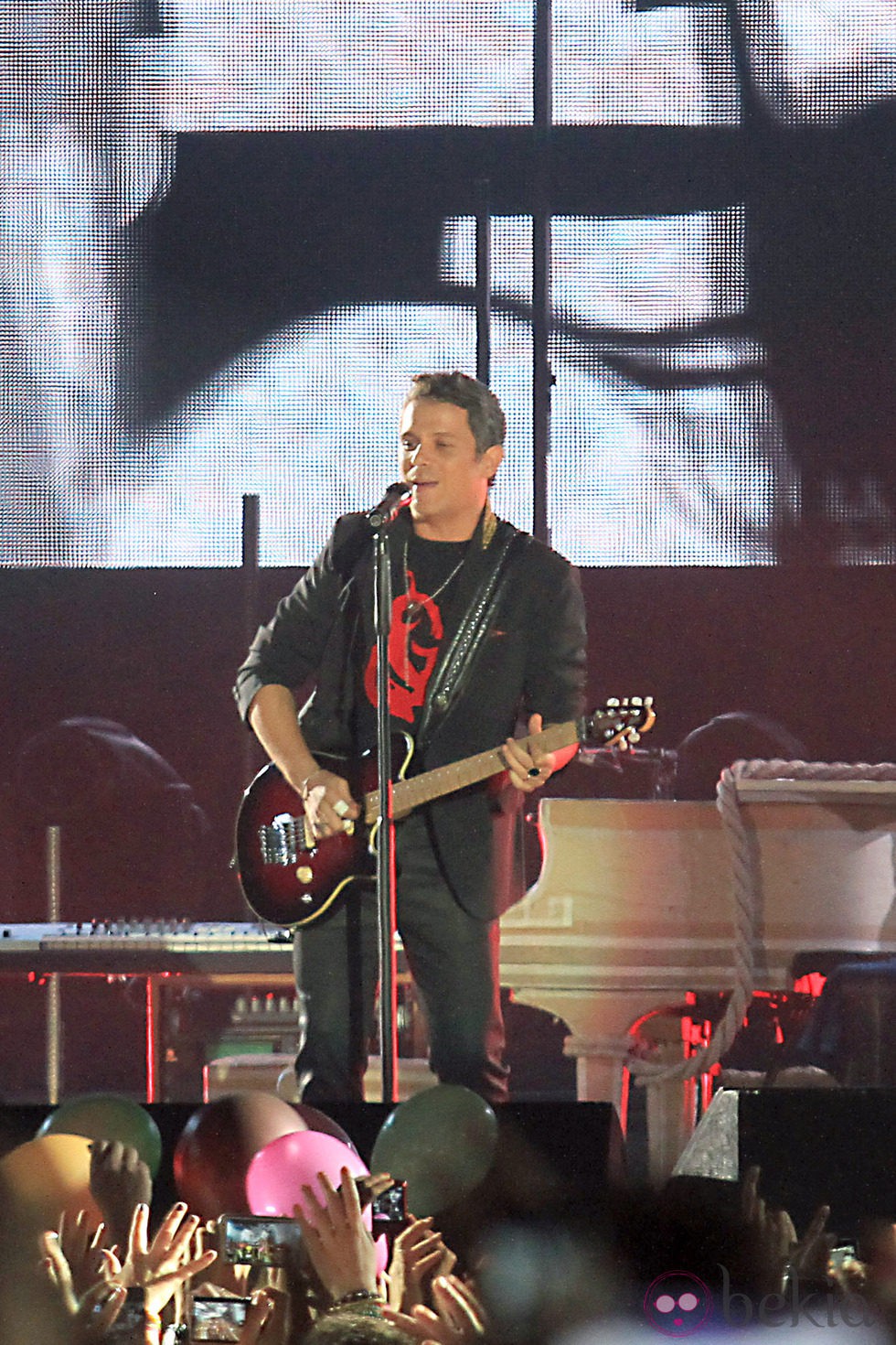 Alejandro Sanz en su concierto en Sevilla