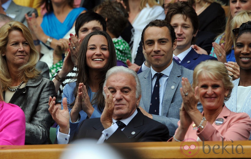 James y Pippa Middleton en el Torneo de Wimbledon 2013