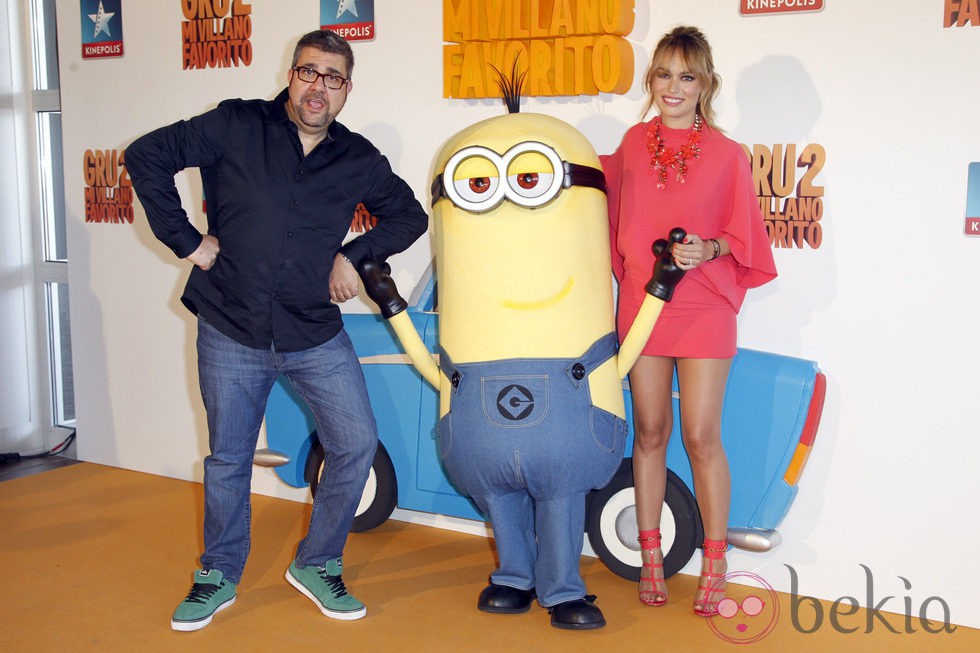 Florentino Fernández y Patricia Conde en el estreno de 'Gru 2. Mi villano favorito'