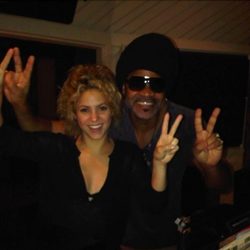 Shakira y Carlinhos Brown en Brasil