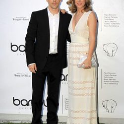 Cecilia Freire y Adrián Lastra en la fiesta del quinto aniversario de Bambú